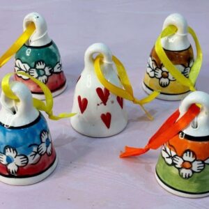 Hand-Painted Ceramic Bells